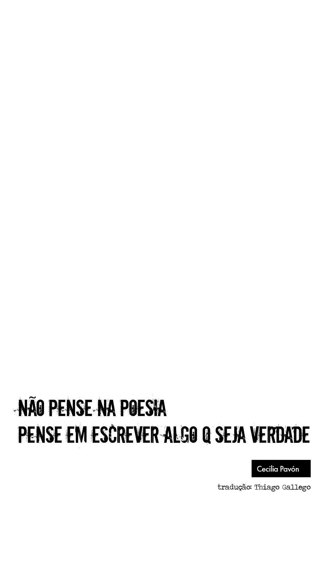 Gedicht von Cecilia Pavón
