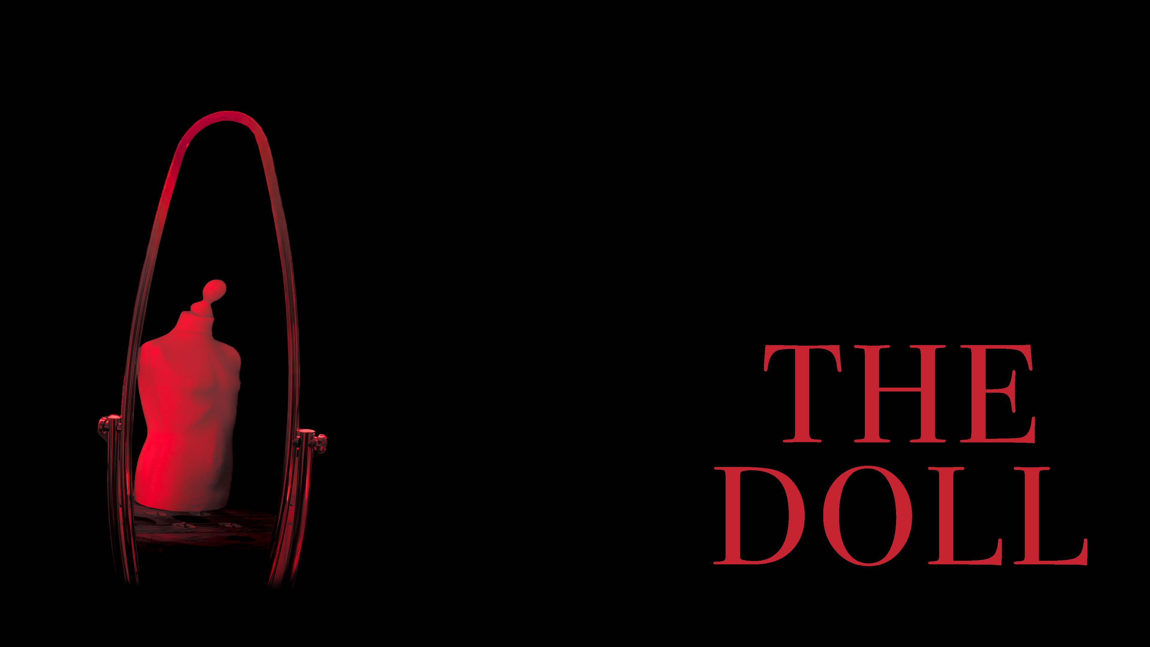 The Doll, Titelbild, rote Puppenfigur in Reifenform